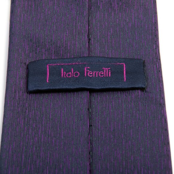 Italo Ferretti Purple Silvi Marina Tie - Picture 2 of 3